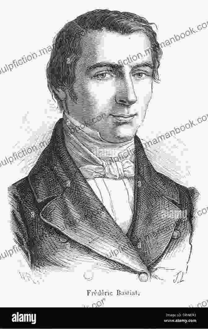 A Black And White Portrait Of Frédéric Bastiat, A French Economist And Politician. The Law Frederic Bastiat