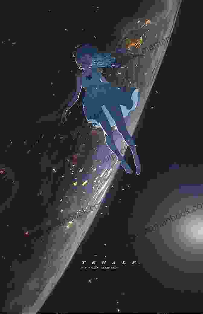 Moon Girl Floating Through A Swirling Nebula Moon Girl Al Past