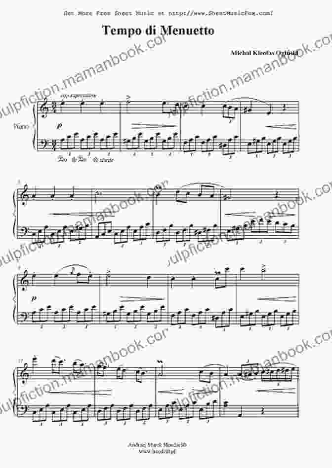 Mozart Flute Concerto No. 1, Rondo: Tempo Di Menuetto, Sheet Music Excerpt Mozart Flute Concerto No 2 In D Major K 314/285d Sheet Music Score