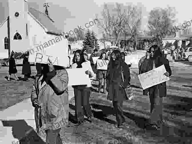 Photograph Of Native American Activists Protesting At The Wounded Knee Occupation In 1973 The Earth Shall Weep: A History Of Native America