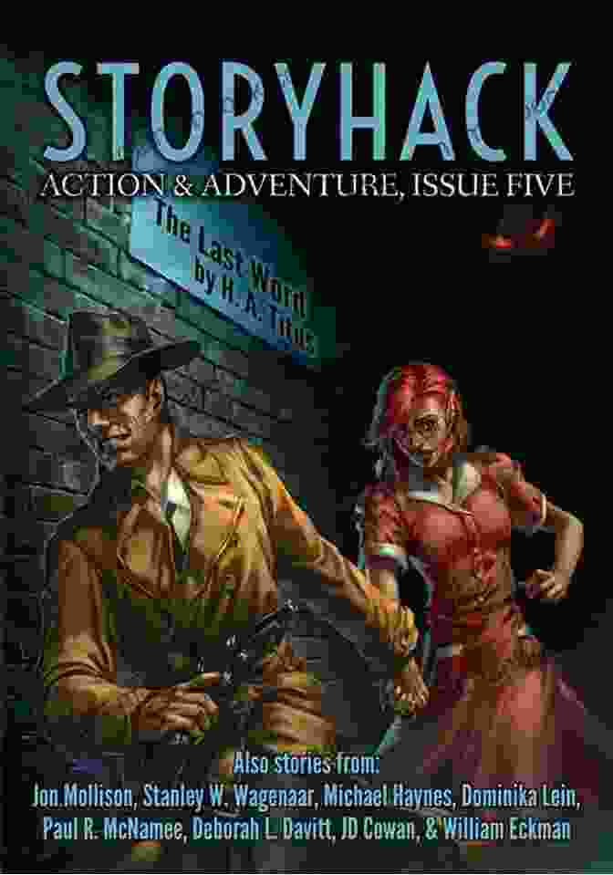 Storyhack Action Adventure Issue Cover Featuring A Group Of Adventurers Exploring A Mysterious Cave StoryHack Action Adventure Issue 1 Bryce Beattie