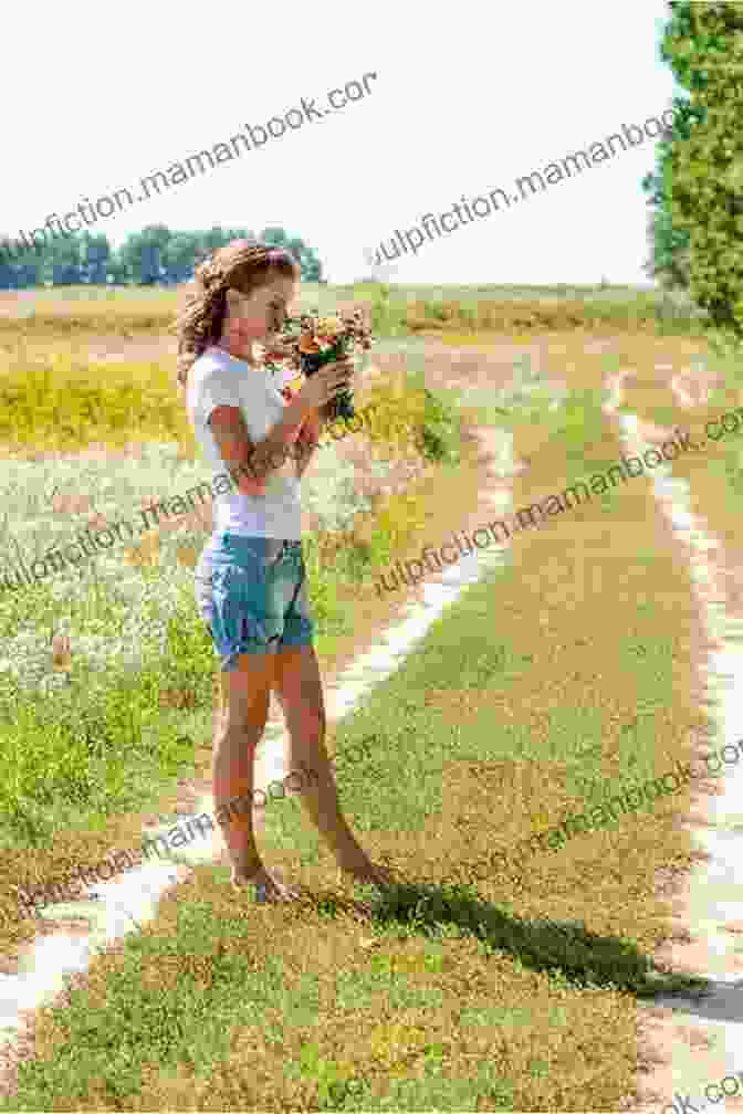 Tanny Anderson Barefoot, Walking Through A Field Of Wildflowers. Tanny Anderson (Barefoot Prickles Thorns 1)
