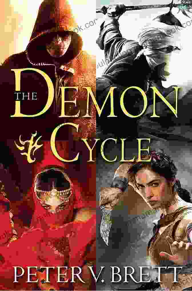 The Demon Cycle Book Covers, Featuring The Warded Man, The Desert Spear, The Daylight War, The Skull Throne, And The Core The Demon Cycle 5 Bundle: The Warded Man The Desert Spear The Daylight War The Skull Throne The Core